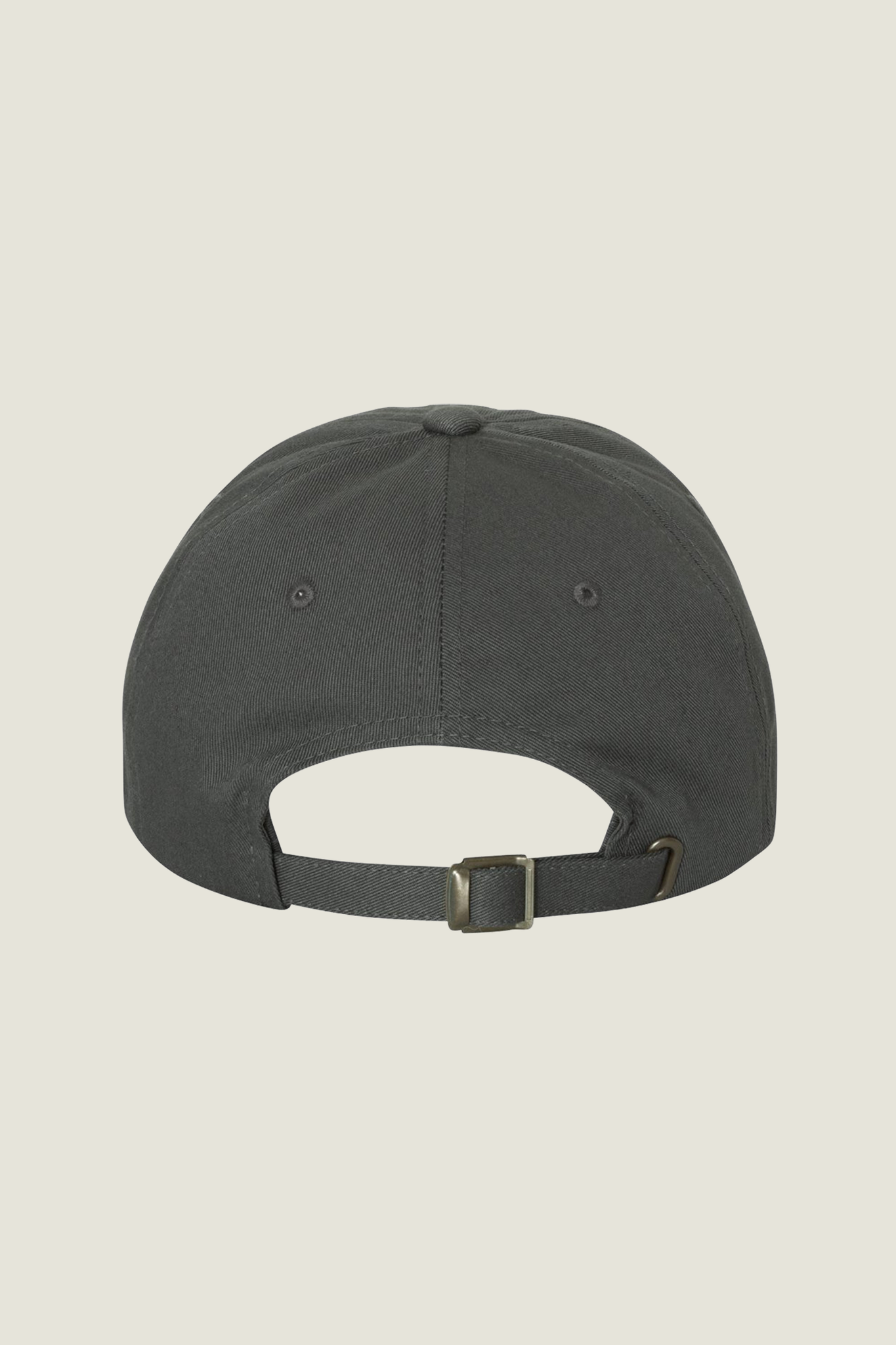 Grey Hat With Woven Patch