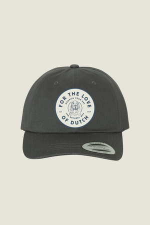 Grey Hat With Woven Patch